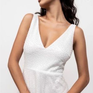 Genevieve Sparkle White Dress